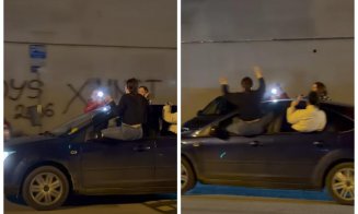 Tinerele care au transformat o parcare din Cluj în „ring de dans” pe mașină, identificate de polițiști. ADIO permis, dar să vezi ce amendă a primit șoferița