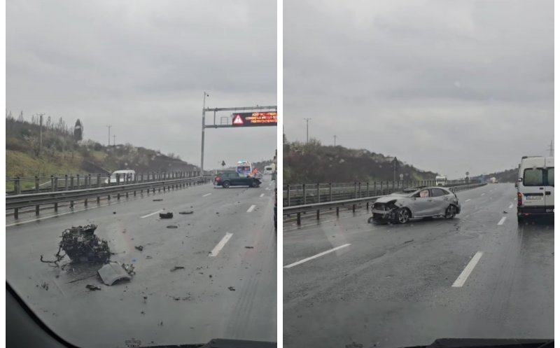 Accident GRAV cu victime pe Autostrada A3, în Cluj: intervin pompierii cu descarcerarea
