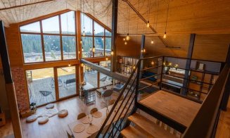 Cât costă un chalet modern, cu living cu înălțime dublă vitrată, în inima Munților Apuseni