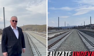 Remus Lăpușan, pe șantierul căii ferate Cluj – Episcopia Bihor: „Una dintre cele mai importante investiții feroviare din regiune”