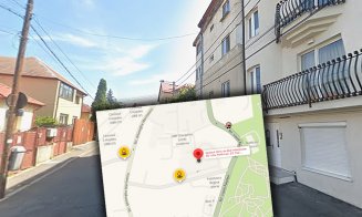 Groapă uriașă gata să se surpe pe o stradă cu un spital important din Cluj-Napoca / ”E lată!”
