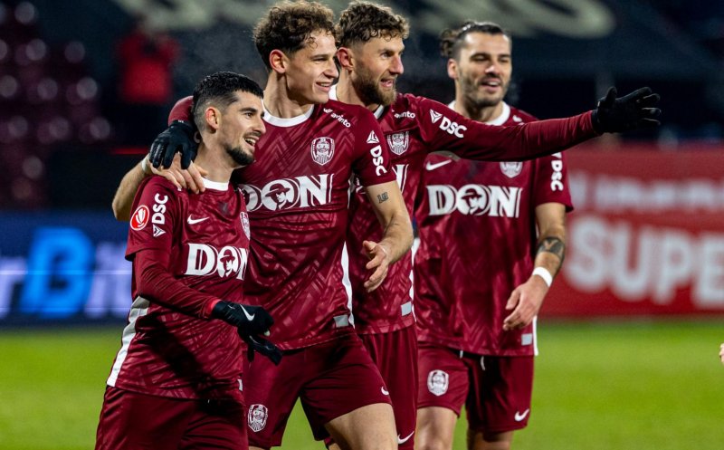 CFR a rezistat doar o repriză în Oltenia. Clujenii, învinși de CS U Craiova