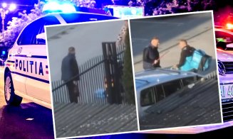 Corecție cu ranga în traficul din Cluj-Napoca. Bătăușul cu crize de nervi, reținut de polițiști