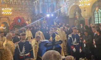 Detalii din interiorul bisericii la înmormântarea lui Mircea Lucescu: „Doar la Roma am văzut așa ceva"