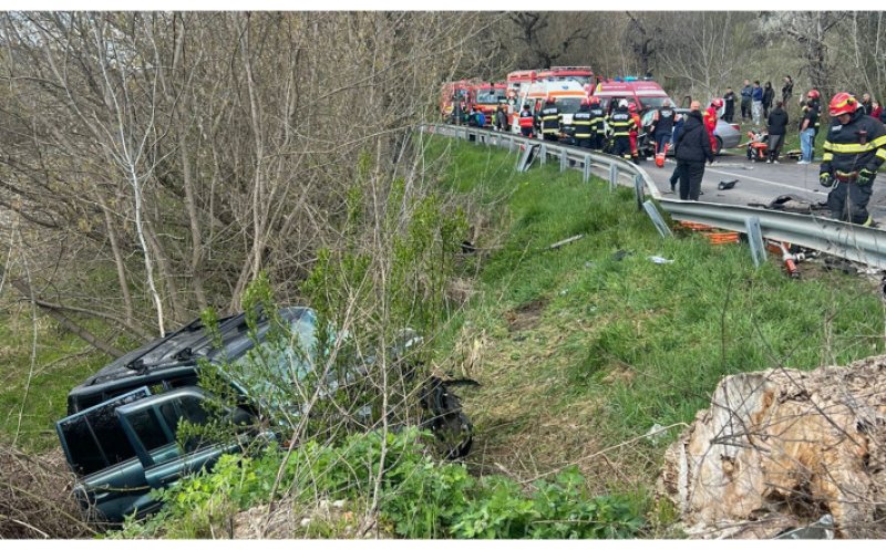 Șapte victime într-un accident rutier grav. A fost activat Planul Roșu de intervenție