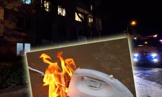 INCENDIU într-un bloc din Cluj-Napoca în seara de Înviere / 20 de locatari, în stradă din cauza unui fier de călcat uitat în priză