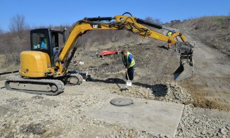 Rețele de apă și canalizare extinse pe o stradă din nordul municipiului Cluj-Napoca