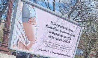 Ginecologii, reacție fermă la mesajele despre cezariană: "Nu panourile decid cum naști!"