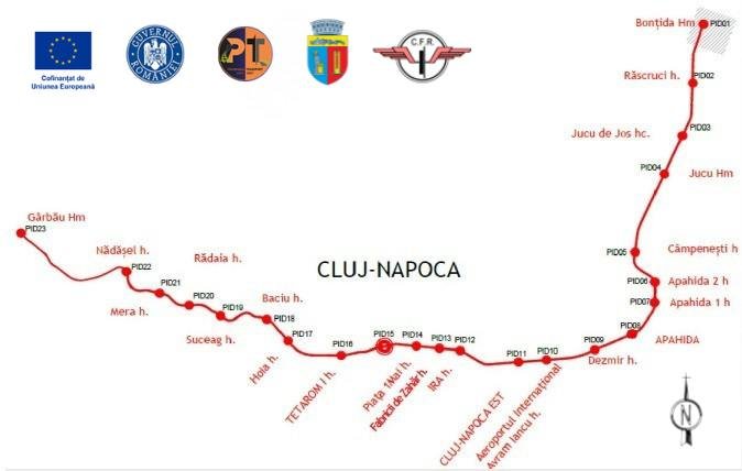 Trenul metropolitan din Cluj intră pe finanțare europeană