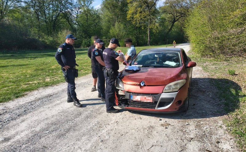 Tânăr prins sub influența substanțelor interzise, în zona Pădurii Hoia. S-a speriat de jandarmi