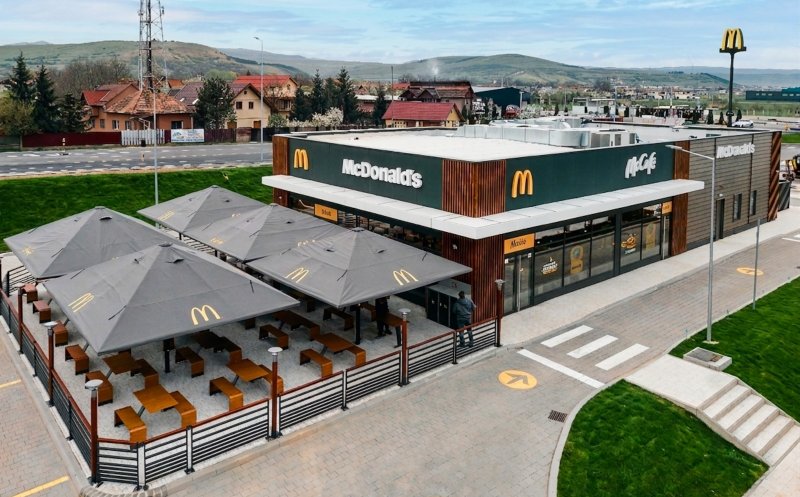 VEZI cum arată noul McDonald’s Drive-Thru de la Urbano Shopping & Living - investiție de 8 milioane de lei în Florești