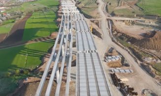 IMAGINI spectaculoase cu viaductele de la Nădășelu. Ce se mai întâmplă pe tronsonul Autostrăzii Transilvania care leagă Clujul de Sălaj