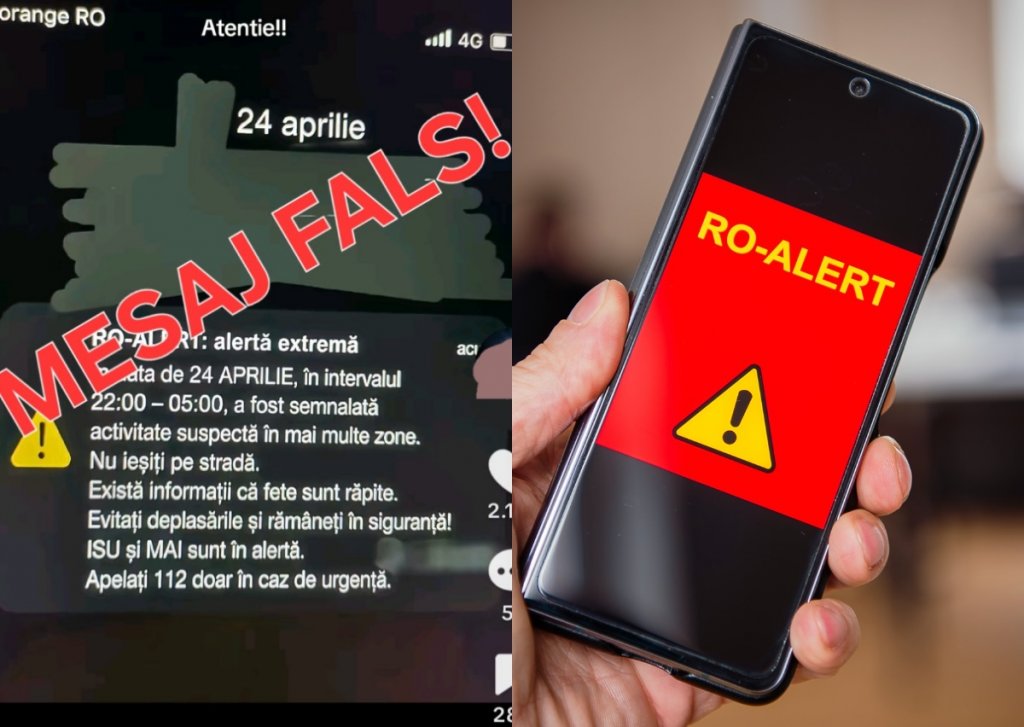 Panică pe rețelele sociale din cauza unui mesaj fals RO-Alert: "răpiri de fete și activitate suspectă" / Reacția MAI