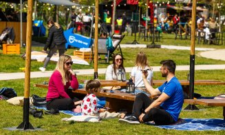 Primăvara prinde viață în Parcul Feroviarilor din Cluj-Napoca: soare, muzică și voie bună