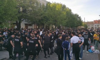 Derby-ul Clujului începe în centru. Fanii Universității se pregătesc pentru duelul cu CFR