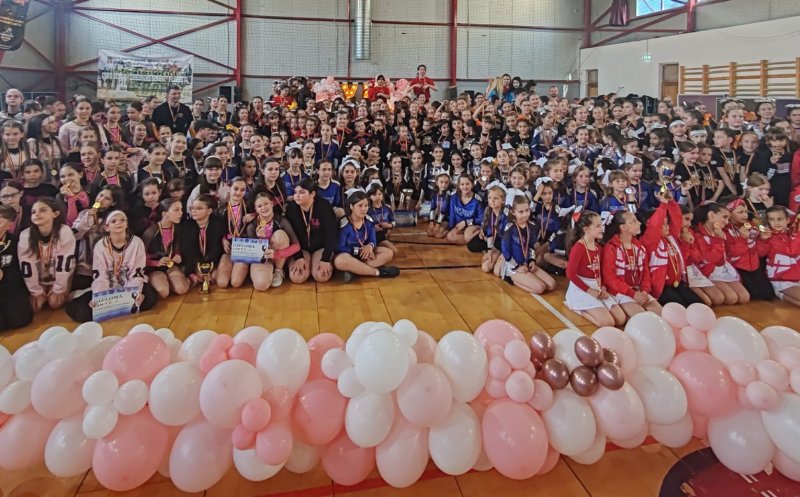 Floreștiul, capitala cheerleadingului: 400 de sportivi au făcut spectacol la Cupa „Gheorghe Șincai”