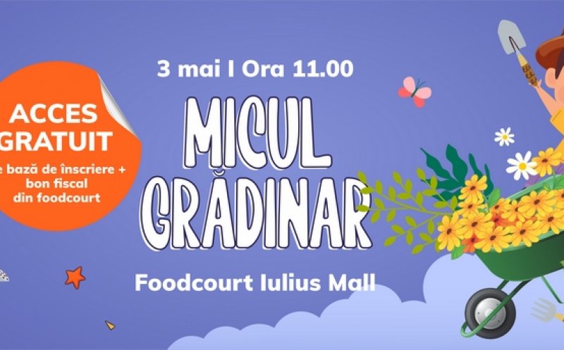 „Micii grădinari” în acțiune, la Iulius Mall: semințe plantate, experimente și ecosisteme în miniatură