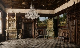 Sala de mese a Castelului Bánffy din Răscruci