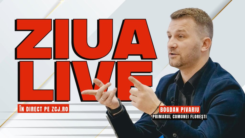 Bogdan Pivariu vine la ZIUA LIVE / Ce investiții primesc bani din bugetul Floreștiului