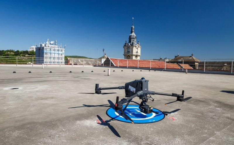 Ochiul inteligent al orașului! Primăria Cluj-Napoca și-a cumpărat DRONĂ. Ce va fi monitorizat cu ajutorul acesteia