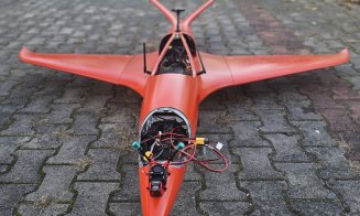 Prima dronă românească cu motor jet e produsă de o companie din Cluj și poate atinge 500 km/h