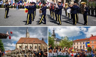 Clujul sărbătorește Ziua Europei: ceremonii militare și expoziție specială în centrul orașului