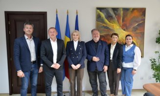 Delegație din Rep. Moldova, în vizită oficială la Consiliul Județean Cluj: „Vrem să întărim legăturile cu frații de peste Prut”