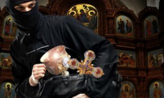 Scene incredibile la Cluj: un bărbat cu interdicție în oraș a furat bijuterii din aur dintr-o biserică. Prejudiciu uriaș