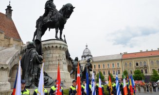 IMAGINI spectaculoase de la Cluj-Napoca, de Ziua Europei și Ziua Independenței României