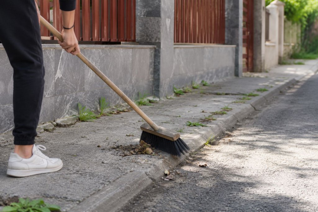 Amenzi usturătoare în Jucu pentru cei care nu fac curat în fața caselor