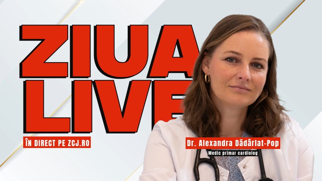 Cum să avem grijă de inima noastră? Medicul Alexandra Dădârlat-Pop vine la ZIUA LIVE