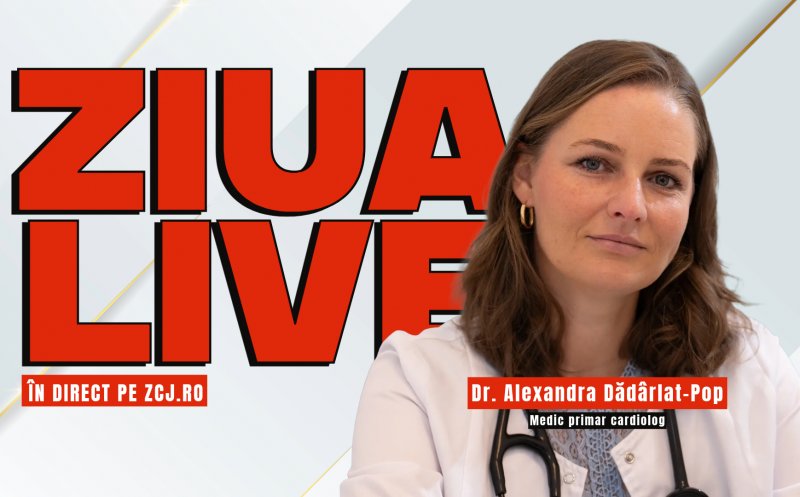 Cum să avem grijă de inima noastră? Medicul Alexandra Dădârlat-Pop vine la ZIUA LIVE