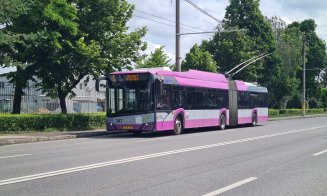 O nouă linie de troleibuz de la Aeroport Cluj prin Gheorgheni - Centru - zona industrială / Încă 22 de autobuze electrice intră în circulație