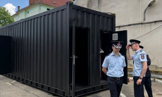 Container de antrenament pentru incendii la Cluj, investiție de peste 1 milion de lei: temperaturile ajung până la 1200°C