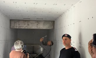 Container de antrenament pentru incendii la Cluj, investiție de peste 1 milion de lei: temperaturile ajung până la 1200°C