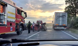 Șoferii blocați în trafic în urma accidentului GRAV din Poieni: ”Traseul ăsta îi foarte periculos! Dacă ajungi întreg acasă trebuie să mergi la biserică obligatoriu”
