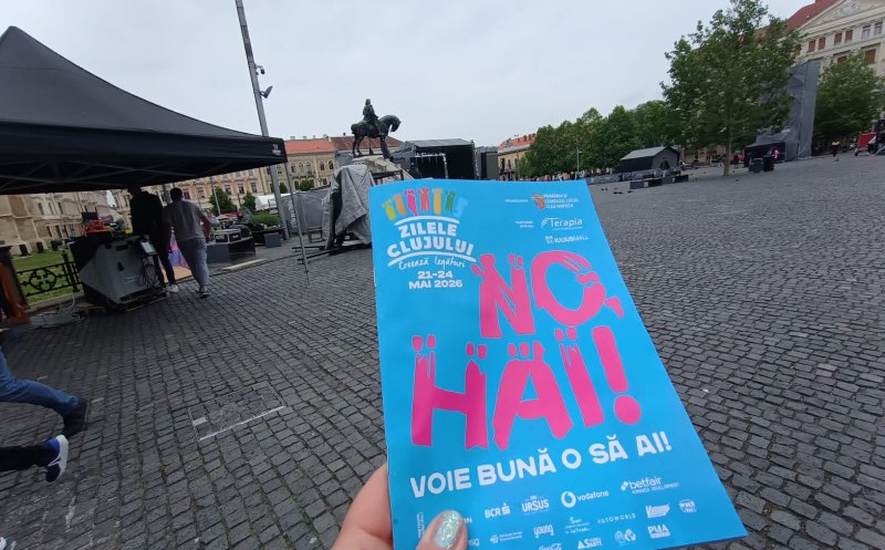 Clujul e gata de sărbătoare! Se fac ultimele pregătiri pentru Zilele Clujului 2026: No, hai, voie bună o să ai!