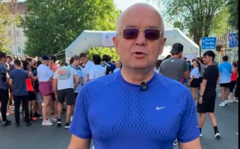 Emil Boc, participant la Crosul Universităților Clujene: "Haideți să facem mișcare, să avem un stil de viață sănătos"