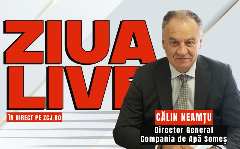 Călin Neamțu, directorul Companiei de Apă Someș, vine la ZIUA LIVE