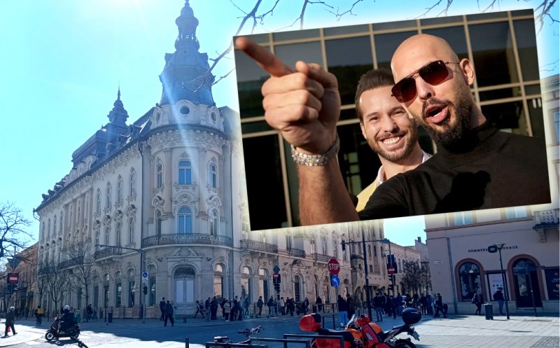 Cum a reacționat Primăria Cluj când a aflat că frații Tate, cu dosare pentru exploatare sexuală a minorilor, vor să cumpere fostul Hotel Continental