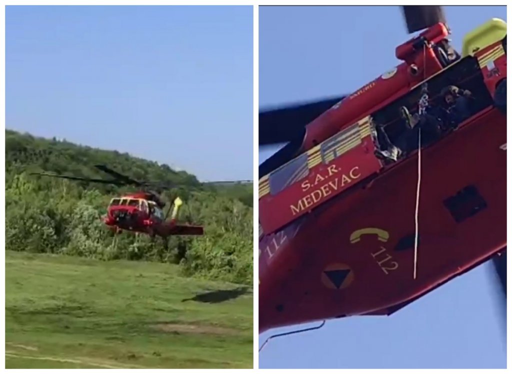 Misiune spectaculoasă în Cluj. Salvatori coborâți din Black Hawk în cadrul unui amplu exercițiu
