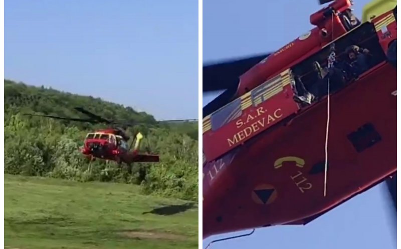 Misiune spectaculoasă în Cluj. Salvatori coborâți din Black Hawk în cadrul unui amplu exercițiu