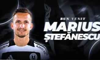 „U” Cluj continuă să se întărească pentru Europa. Marius Ștefănescu, prezentat oficial