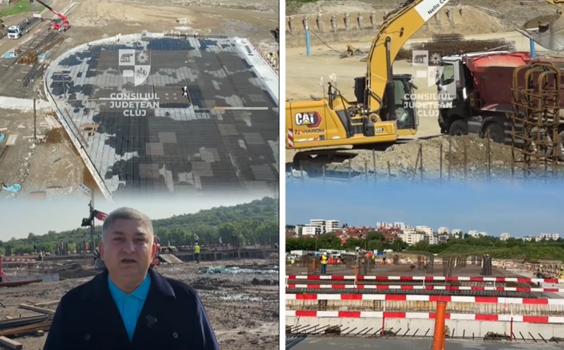 Avansează lucrările la Spitalul Pediatric Monobloc. Tișe: „Ne bucurăm că a intrat în linie dreaptă” / VIDEO de pe șantier