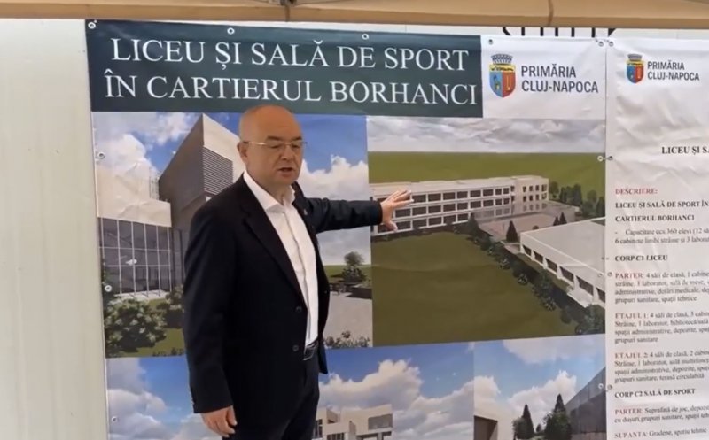 Cluj-Napoca: liceu construit de la zero în cartierul Borhanci pentru 320 de elevi