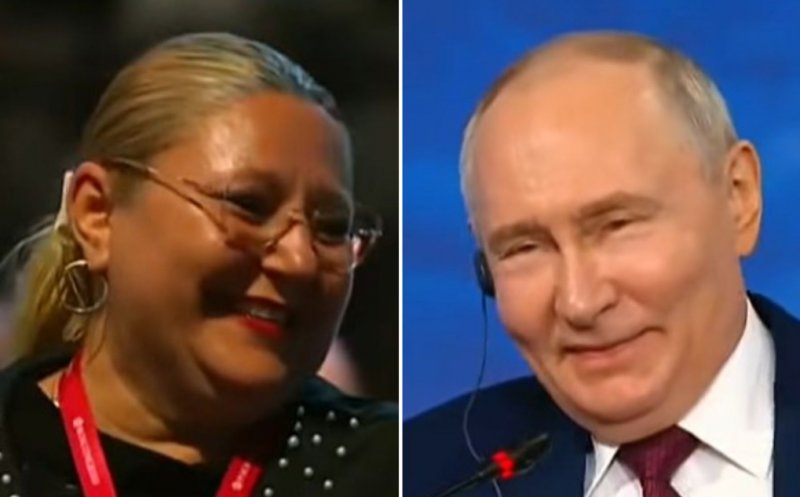 Șoșoacă, față în față cu Putin la Sankt Petersburg: "Românii nu vă urăsc. Nu vrem să ajutăm Ucraina”. Ce i-a răspuns liderul de la Kremlin