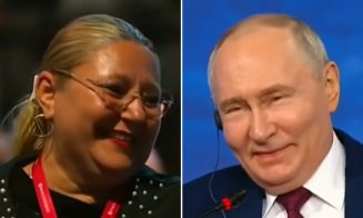 Șoșoacă, față în față cu Putin la Sankt Petersburg: "Românii nu vă urăsc. Nu vrem să ajutăm Ucraina”. Ce i-a răspuns liderul de la Kremlin