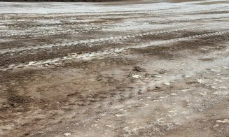 Ploile torențiale afectează șantierele de pe Autostrada Transilvania. Lucrările, suspendate temporar