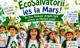 Copiii, eroi prin fapte mici pentru un viitor sustenabil / Astăzi, Marșul EcoPălăriilor de la Cluj, la Wonderland Resort
