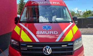 Comuna din Cluj care și-a achiziționat o nouă ambulanță SMURD. A fost predată centrului local